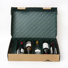 Whiskey rigide Gin Neck Holder Packaging Box de boîte-cadeau de bouteille de vin de carton